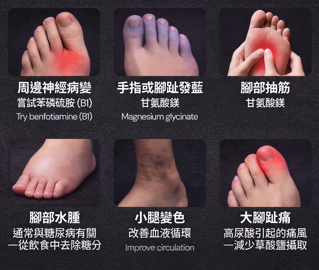 你的雙腳正在發出警訊？6個不可忽視的潛在健康密碼