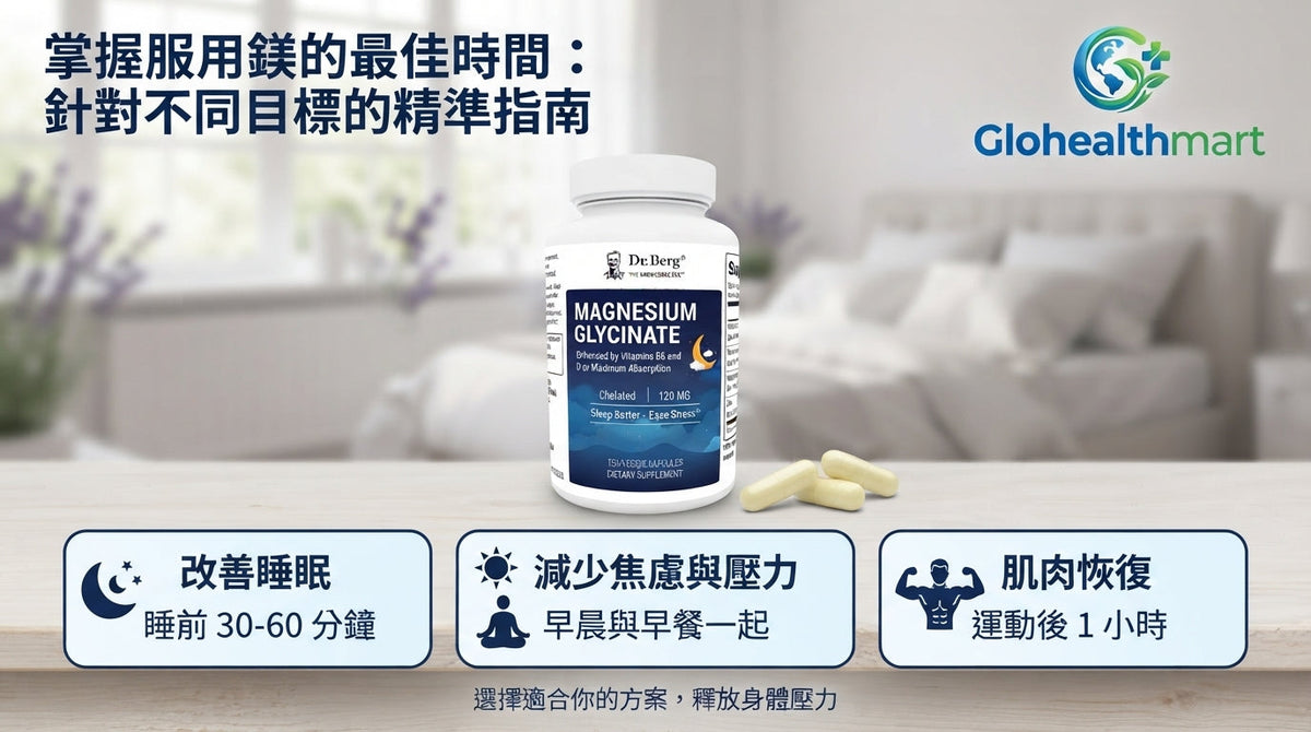 最佳服用鎂的時間是什麼時候？