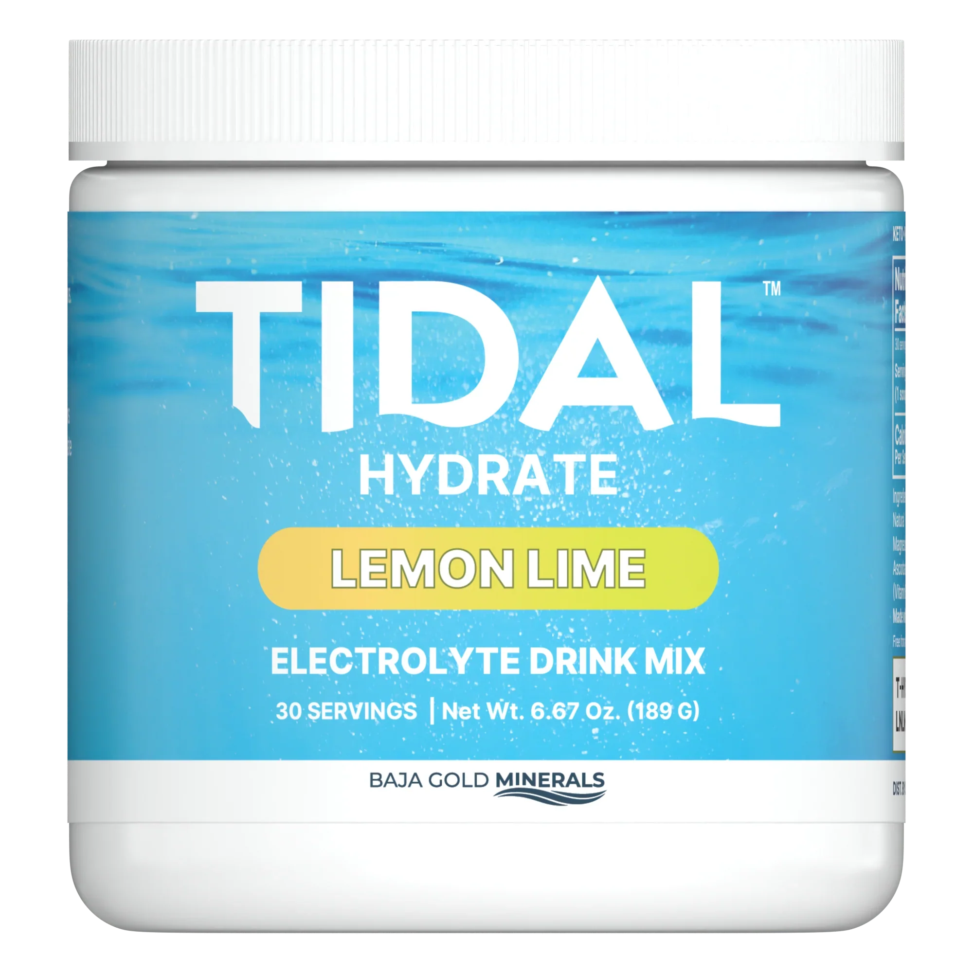 [新品搶先預售中】TIDAL™ Hydrate / Hydrate Core 日常深層水合電解質粉（日常清爽補水 / 原味純粹版）