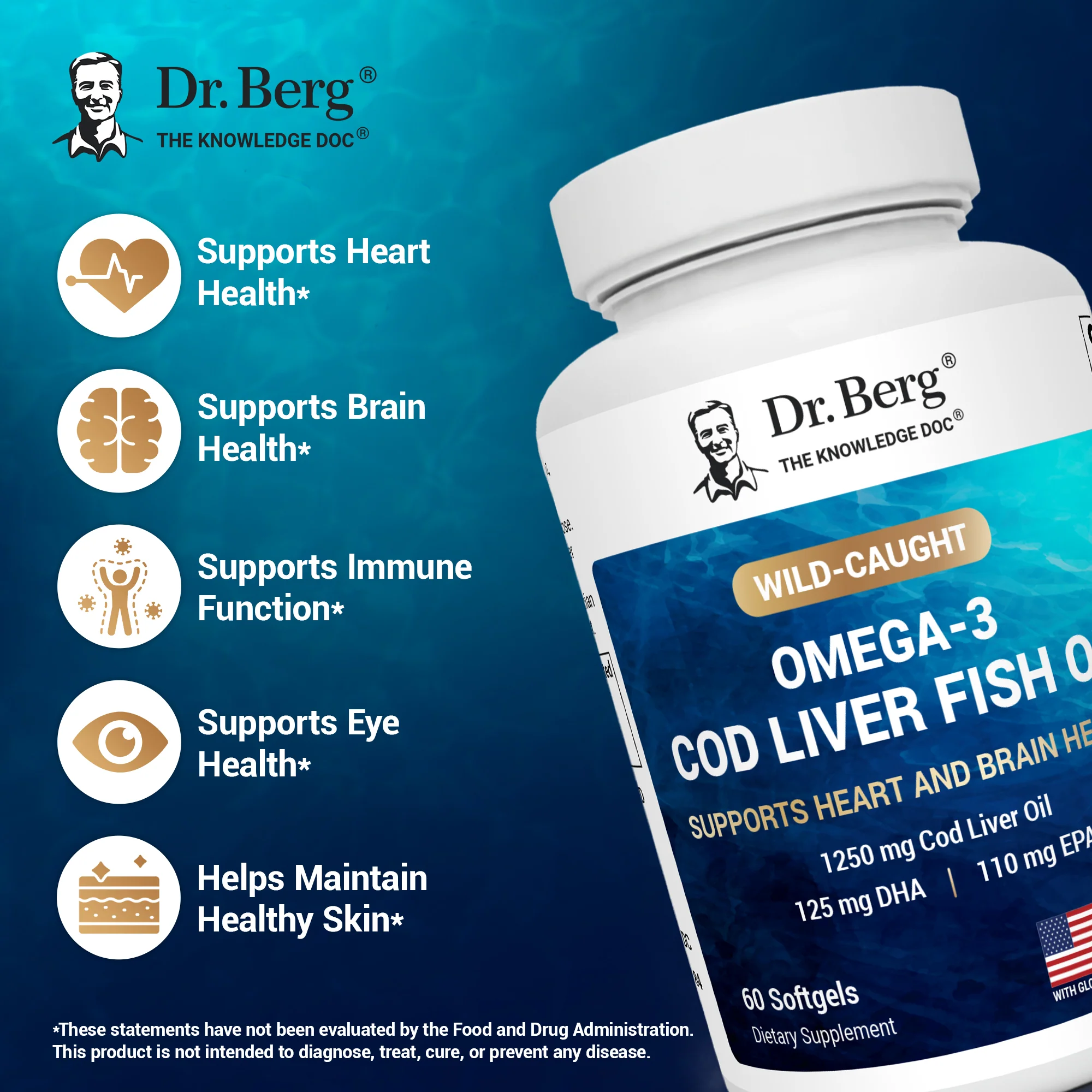 (預訂PRE-ORDER)新品上市|鱈魚肝油膠囊Cod Liver Oil Capsules