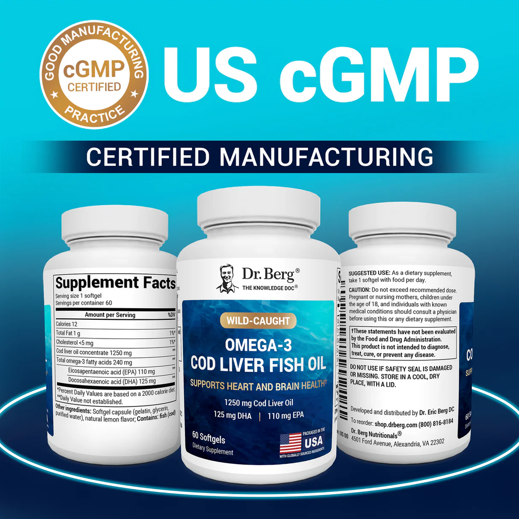 (預訂PRE-ORDER)新品上市|鱈魚肝油膠囊Cod Liver Oil Capsules