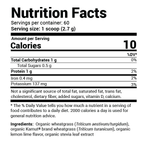 (預訂PRE-ORDER)Organic Raw Wheatgrass Juice Powder Lemon｜有機生小麥草汁粉檸檬164G