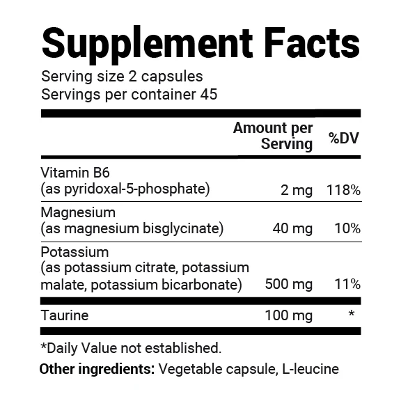 (預訂PRE-ORDER)鉀三合一複合配方 (Potassium Tri-Blend) 90粒｜500mg 檸檬酸鉀/蘋果酸鉀/碳酸氫鉀+鎂+B6｜支持心臟與神經健康