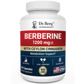 (預訂PRE-ORDER)Dr. Berg 柏格醫生 小檗鹼+錫蘭肉桂強效膠囊 (60粒裝)｜5合1黃金科學配方，全面啟動低碳代謝力！