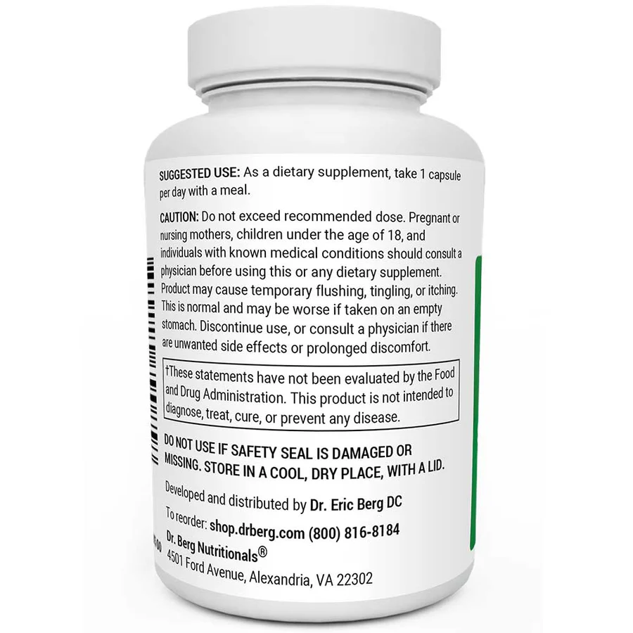 (預訂PRE-ORDER)煙酸 - 500 毫克維生素 B3 - 100 粒明膠膠囊(Niacin - 500 mg of Vitamin B3 - 100 Gelatin Capsules)