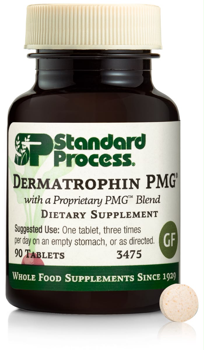 (預訂PRE-ORDER)Standard Process | Dermatrophin PMG® 專利上皮修護配方 (90/360 粒裝) 細胞級皮膚與腸道粘膜修復，維持結締組織健康