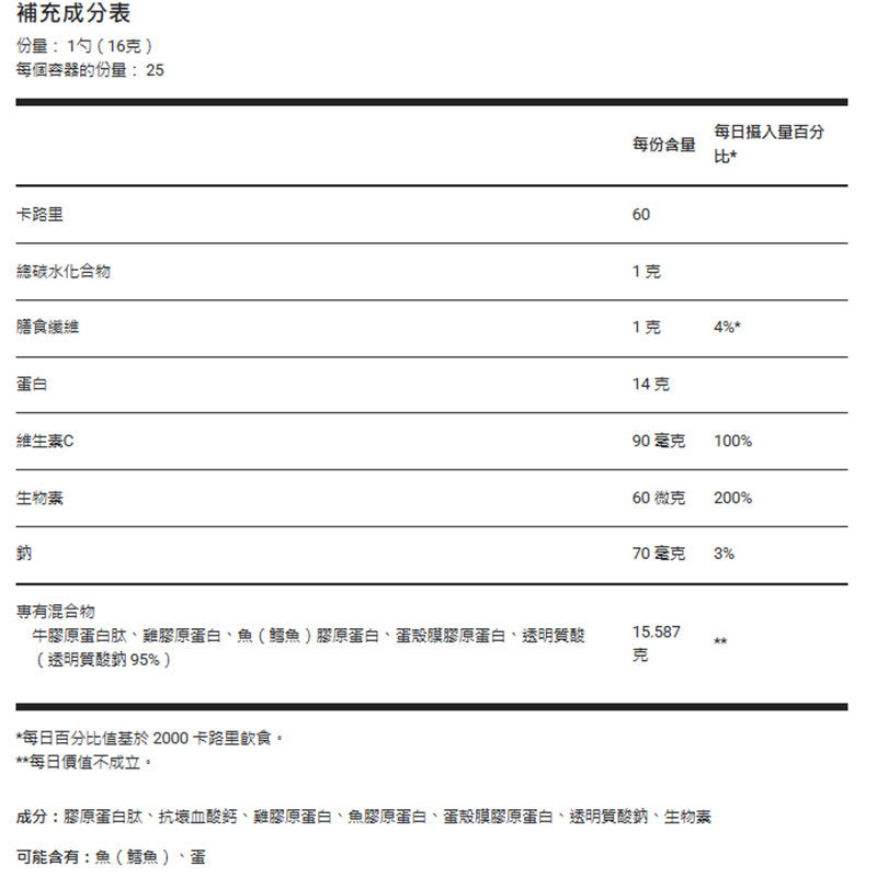 (預訂PRE-ORDER)多種膠原蛋白肽 - 每份 15.5 克膠原蛋白 - 草飼、牧場飼養和野生捕獲膠原蛋白來源 - 25 份|Multi Collagen Peptides – 15.5 g of Collagen per serving - Grassfed, Pasture Raised and Wild Caught Collagen Sources - 25 servings