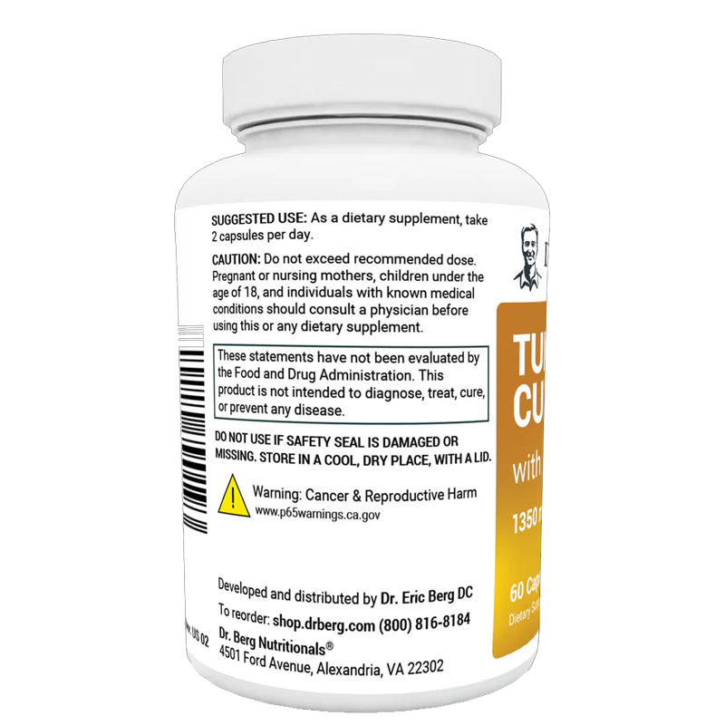 (預訂PRE-ORDER)Turmeric Curcumin with Bioperine｜薑黃薑黃素與胡椒素60粒