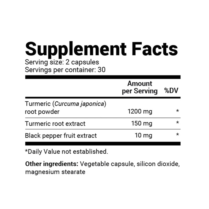 (預訂PRE-ORDER)Turmeric Curcumin with Bioperine｜薑黃薑黃素與胡椒素60粒