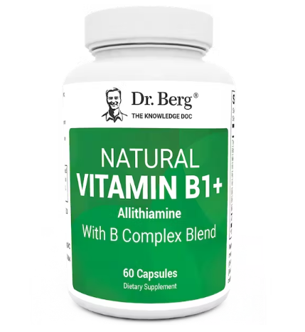 (預訂PRE-ORDER)天然維生素 B1+ 蒜硫胺與 B 複合物混合物 - 60 粒膠囊(Natural Vitamin B1+ Allithiamine with B Complex Blend - 60 Capsules)