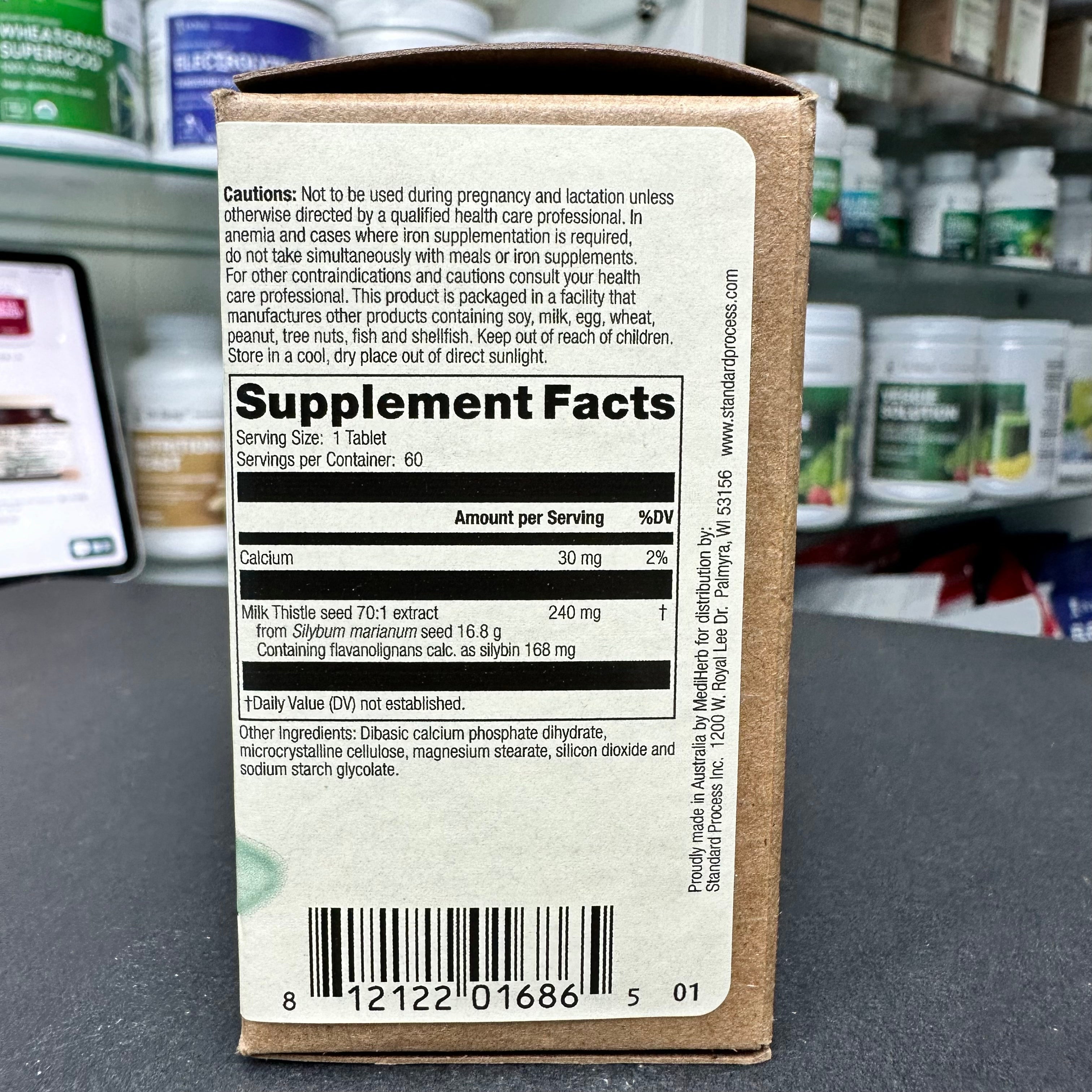 (預訂PRE-ORDER)Milk Thistle Forte, 60 Tablets｜強化水飛薊（奶薊)，60 片