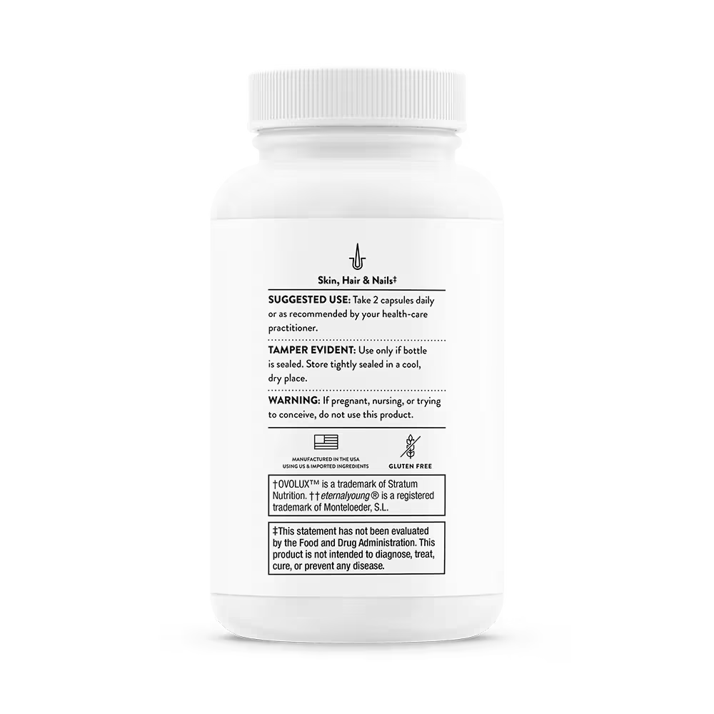 Thorne 煥采透亮肌膚膠囊60 膠囊（Radiant Skin Complex 60 Capsules）