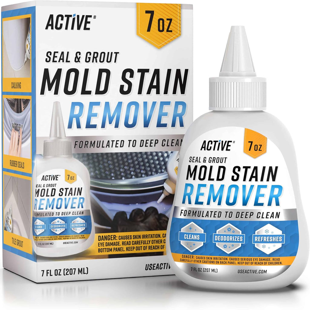 (預訂PRE-ORDER)ACTIVE 黴菌去漬凝膠清潔劑 重型污漬清潔劑，適用於前置式洗衣機密封、浴室縫隙、淋浴間、密封膠 - 前置式洗衣機清潔液 - 7 液量盎司