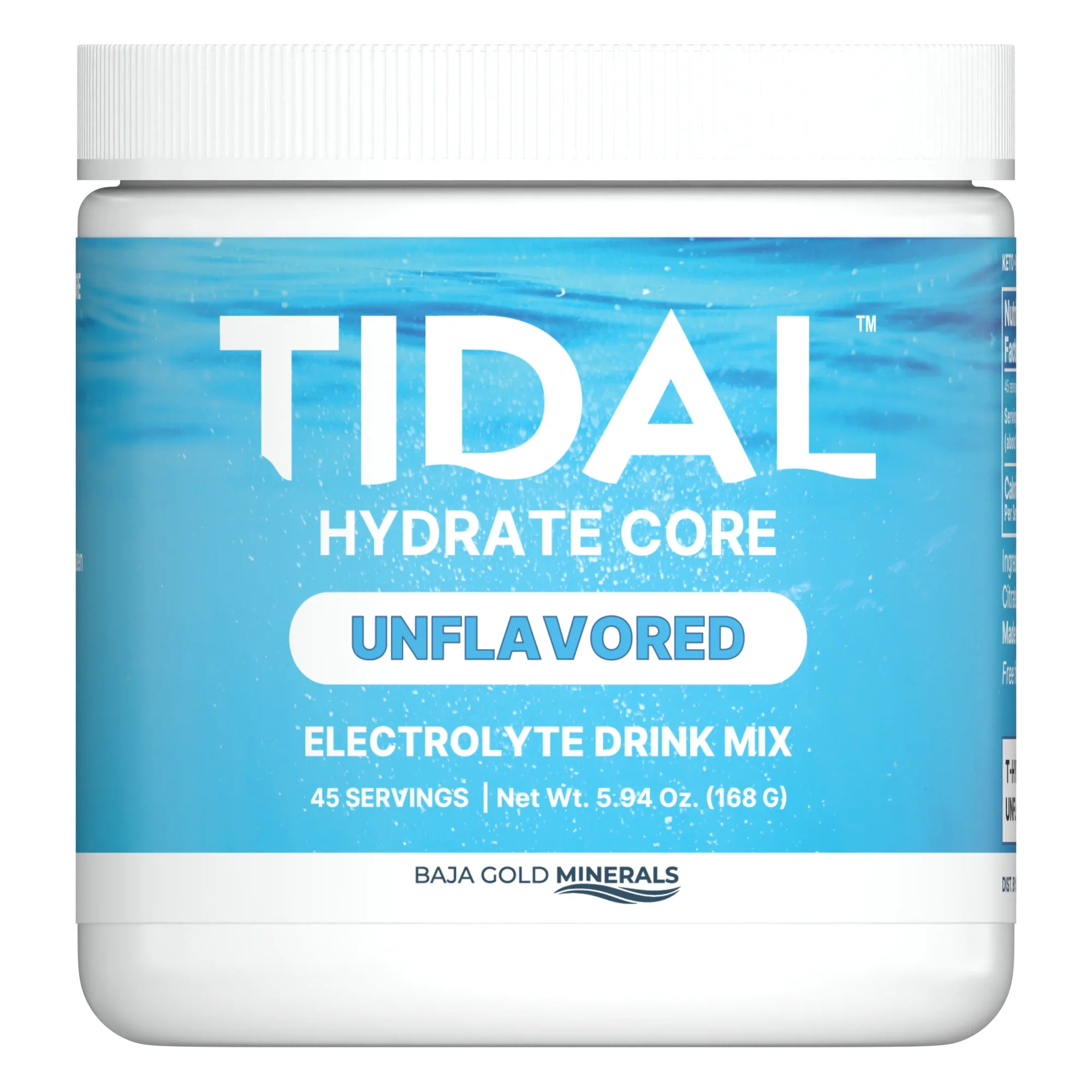 [新品搶先預售中】TIDAL™ Hydrate / Hydrate Core 日常深層水合電解質粉（日常清爽補水 / 原味純粹版）