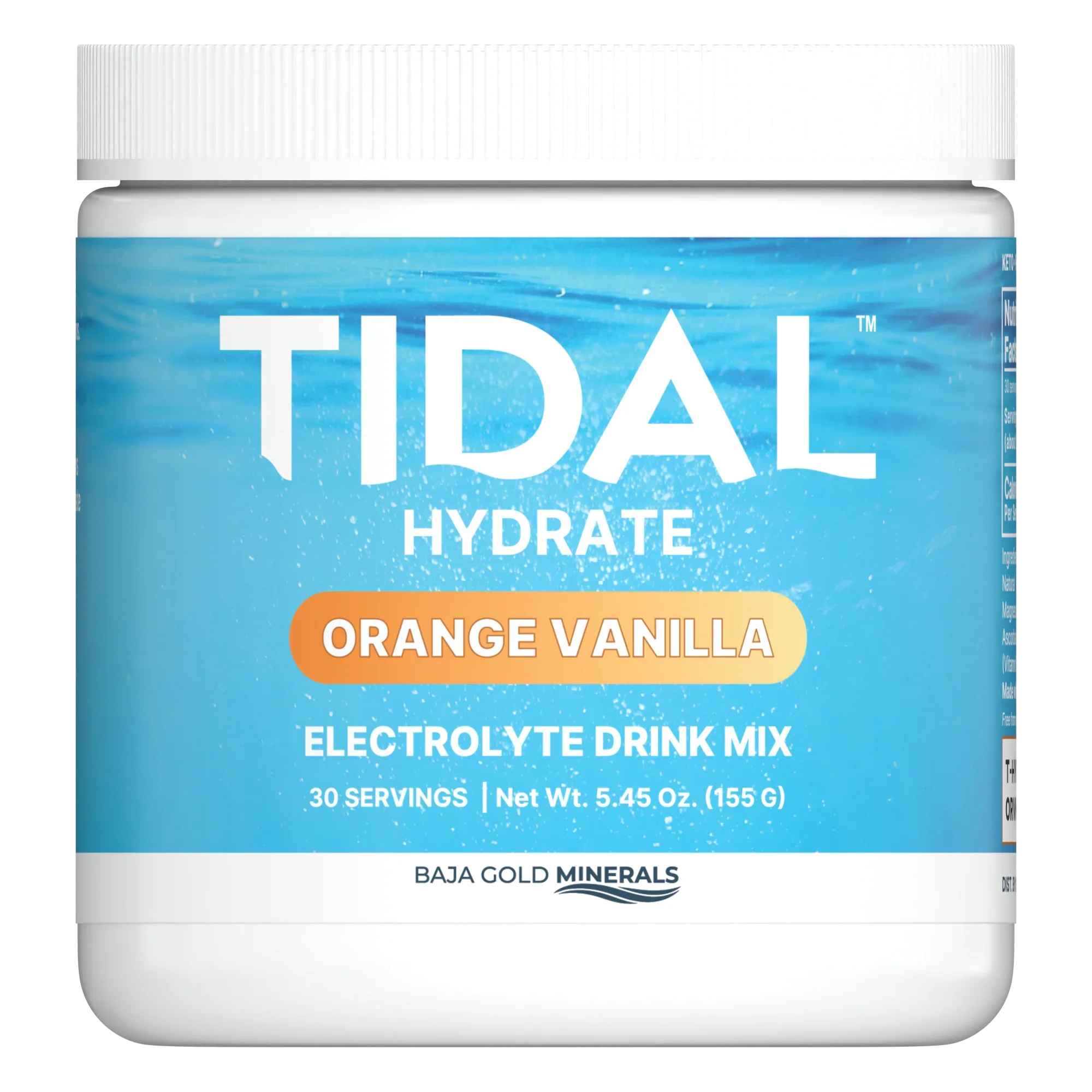 [新品搶先預售中】TIDAL™ Hydrate / Hydrate Core 日常深層水合電解質粉（日常清爽補水 / 原味純粹版）