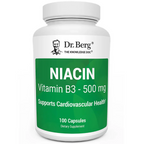 (預訂PRE-ORDER)煙酸 - 500 毫克維生素 B3 - 100 粒明膠膠囊(Niacin - 500 mg of Vitamin B3 - 100 Gelatin Capsules)
