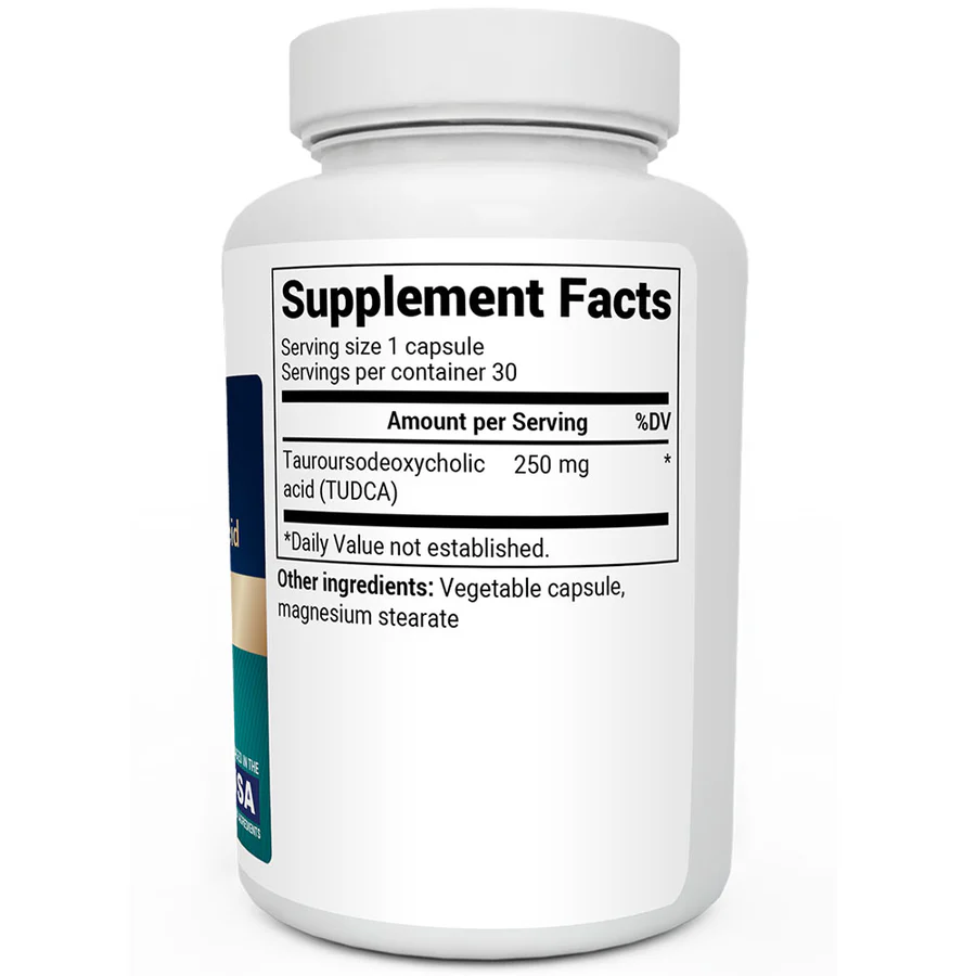 (預訂PRE-ORDER)TUDCA - 250 毫克牛磺熊去氧膽酸 - 30 粒素食膠囊(TUDCA - 250 mg of Tauroursodeoxycholic Acid - 30 Vegetable Capsules)