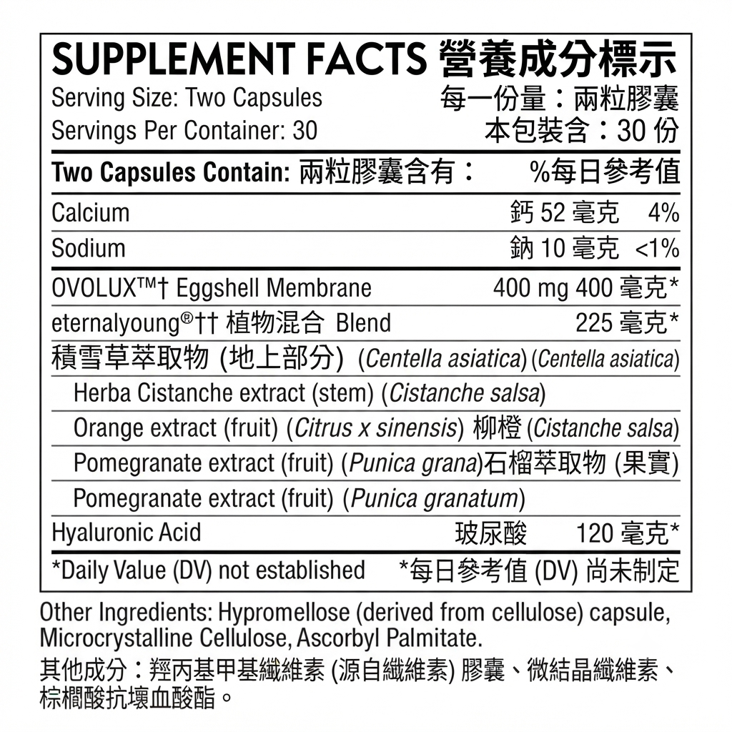 Thorne 煥采透亮肌膚膠囊60 膠囊（Radiant Skin Complex 60 Capsules）