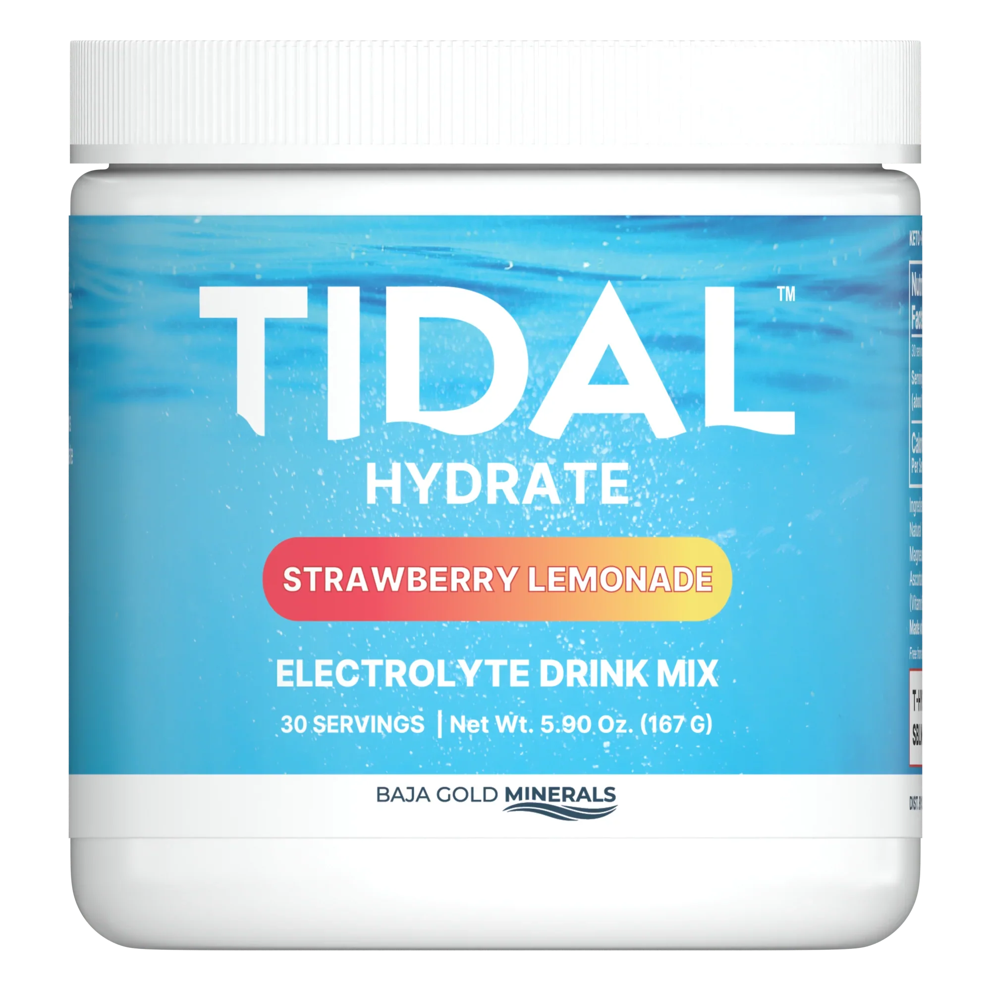 [新品搶先預售中】TIDAL™ Hydrate / Hydrate Core 日常深層水合電解質粉（日常清爽補水 / 原味純粹版）