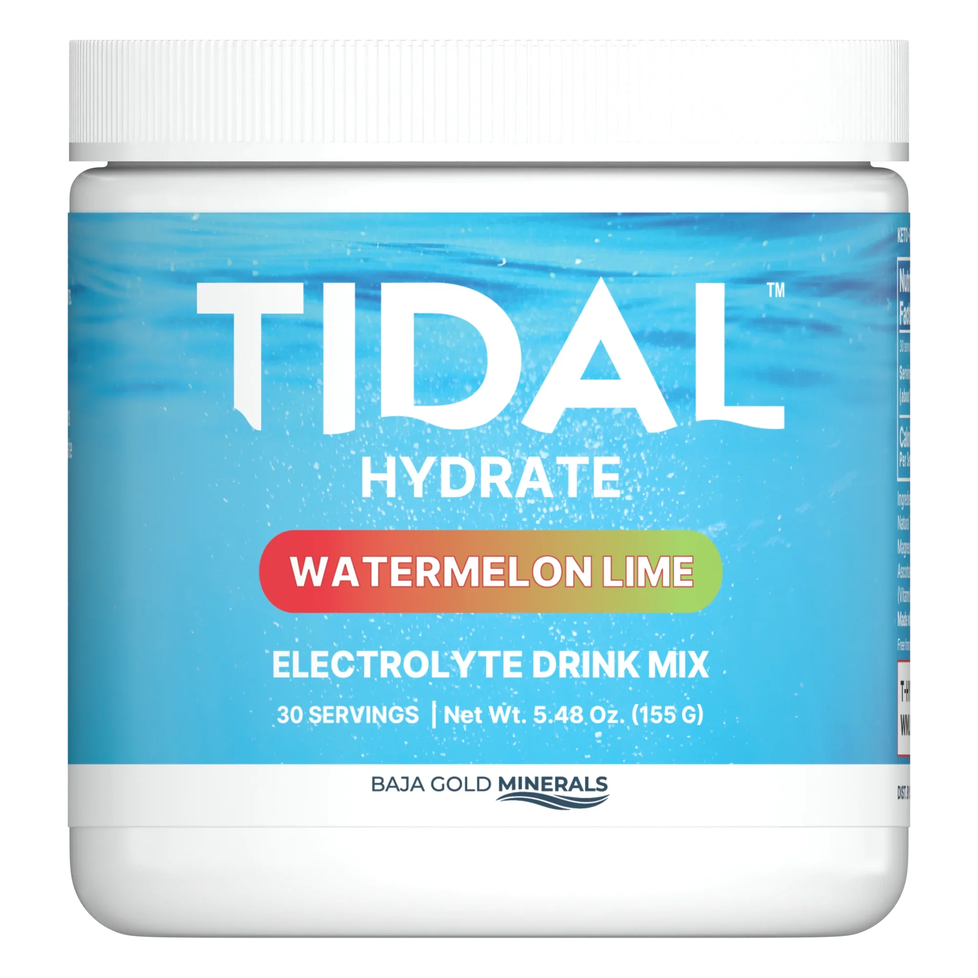 [新品搶先預售中】TIDAL™ Hydrate / Hydrate Core 日常深層水合電解質粉（日常清爽補水 / 原味純粹版）