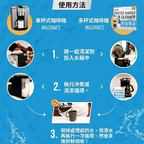 (預訂PRE-ORDER)咖啡機全效清潔除垢片 (24片裝) | 支援 Nespresso、Keurig、Ninja、Delonghi、Miele、咖啡壺除垢與清潔片、去垢滴漏咖啡及義式咖啡機